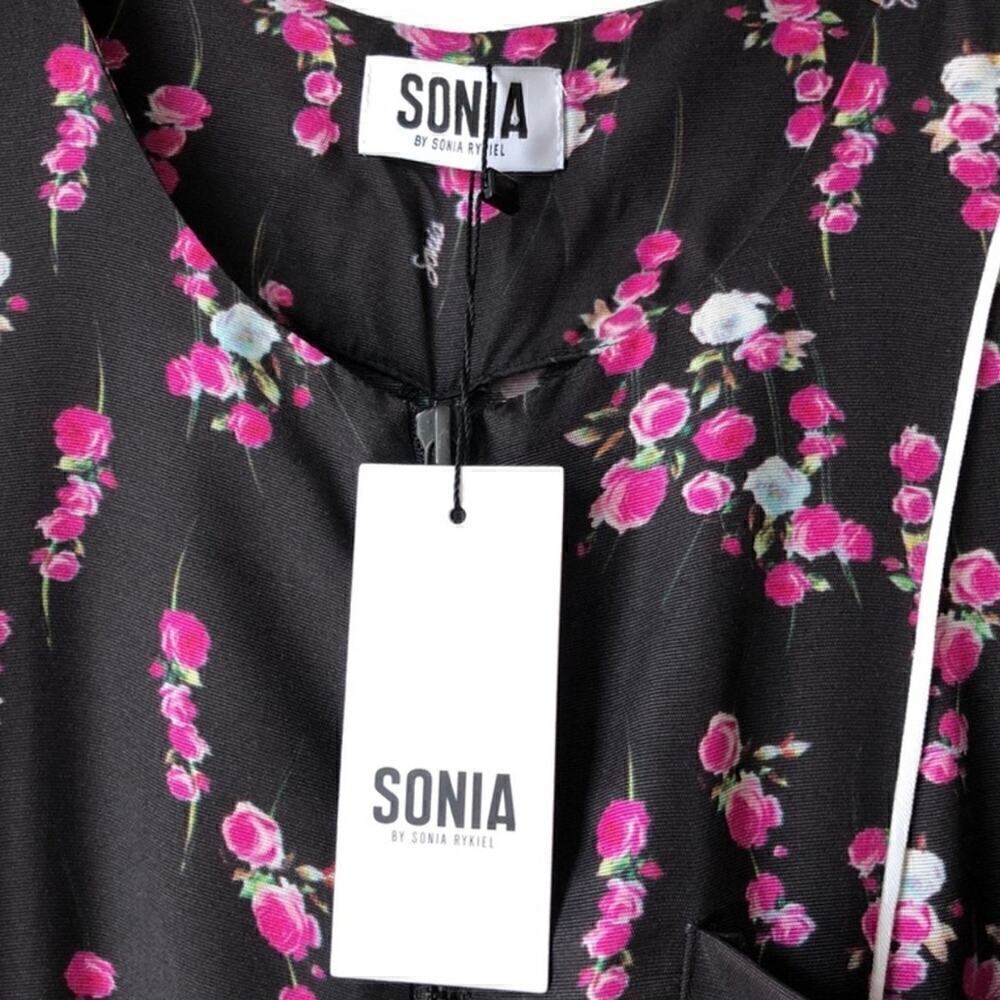 Sonia Rykiel Roses Print Wide Leg Jumpsuit Size 34 NWT - Picture 7 of 7